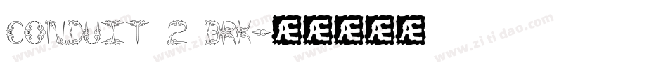 Conduit 2 BRK字体转换